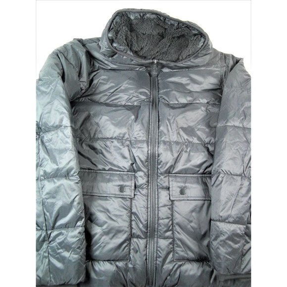 Amazon Essentials Men's Water-Resistant Sherpa-Lined Black Puffer Jacket L - Picture 1 of 5